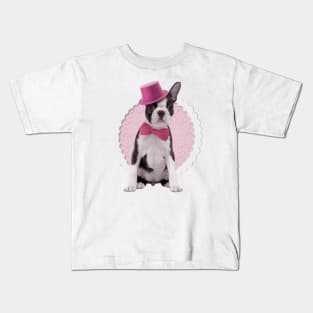 Boston Terrier dog Kids T-Shirt